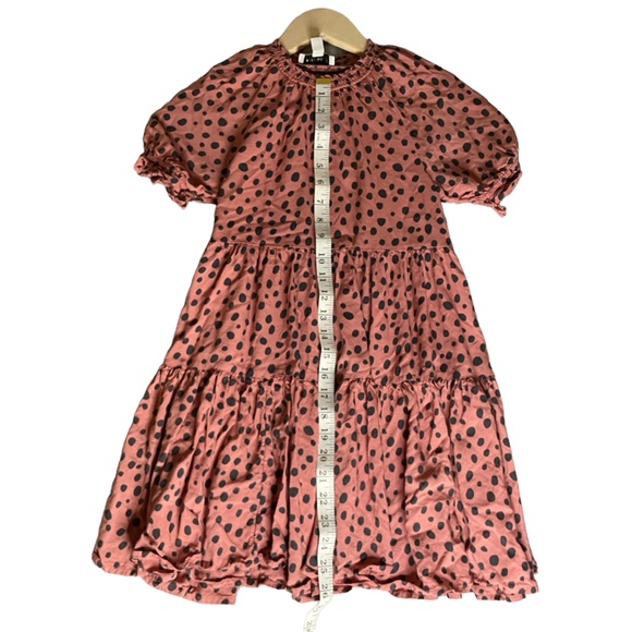 Girls Pink/Grey Dress - Size 7/8 - Picture 4 of 4